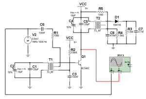 Fig.5 Circuito de la radio con 1 transistor
